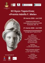 XV Ἀγὼν Ταραντῖνος | «Premio Adolfo F. Mele»