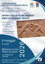 SPORT AND SOCIETY IN THE GREEK AND MAGNA GRAECIA WORLD