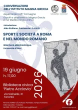 Games and Athletics in Magna Graecia and in the Ancient Mediterranean | Sport and Sociey in Rome and in the Roman World
