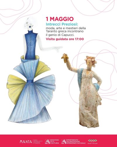 Intrecci Preziosi: Moda, arte e mestieri della Taranto greca incontrano il genio di Capucci.