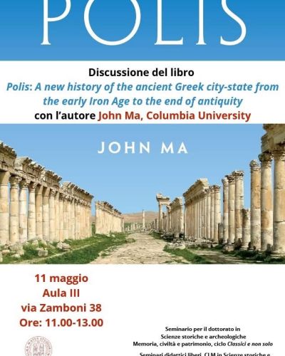"Polis: A new history of the ancient Greek city-state from the early Iron Age to the end of the antiquity" with the author John Ma
