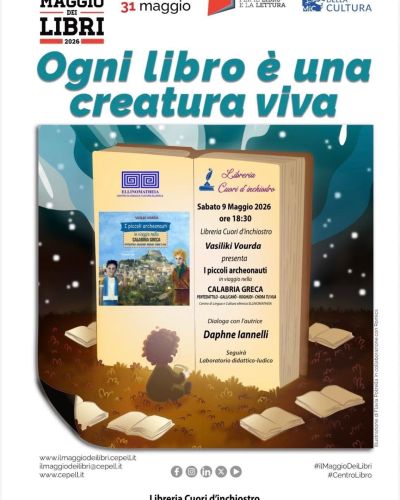 The May of Books 2026 | The little archeonauts travelling in Calabria Greca
