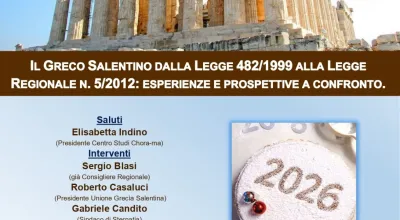 IL GRECO SALENTINO DALLA LEGGE 482/1999 ALLA LEGGE REGIONALE N. 5/2012: ESPERIENZE E PROSPETTIVE A CONFRONTO