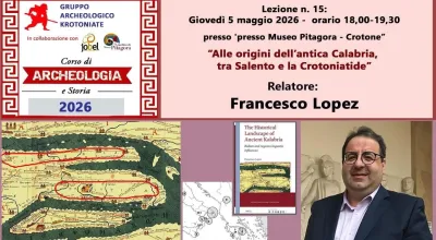 Lesson no. 15: “At the origins of ancient Calabria, between Salento and the Crotoniatide”